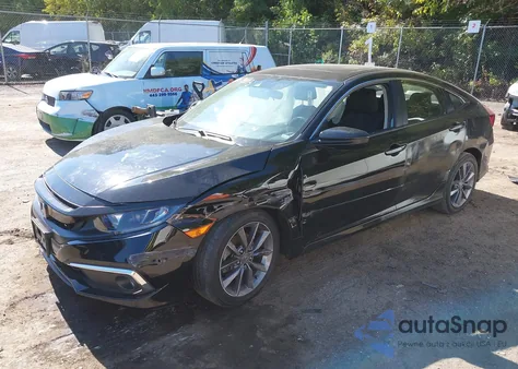 2019 Honda Civic Ex из США, поврежденный, VIN JHMFC1F36KX014681